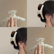 Pinza para cabello grande con lunares - Dressygt