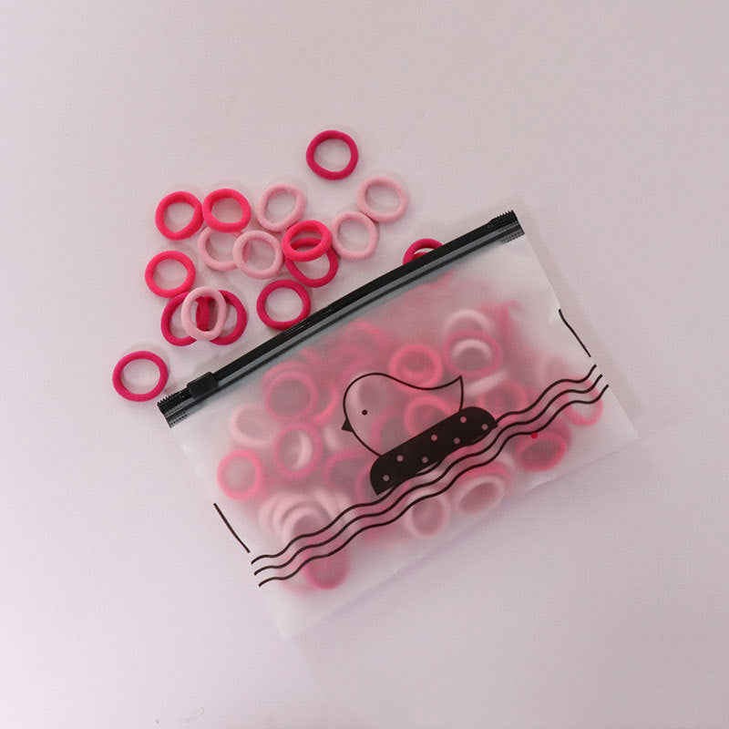 Set de colas o ligas  pequeñas para el cabello
