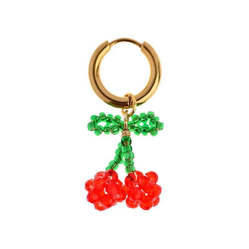 Arete frutal con aro dorado - Dressygt