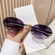 Lentes de sol ovalados retro - Dressygt