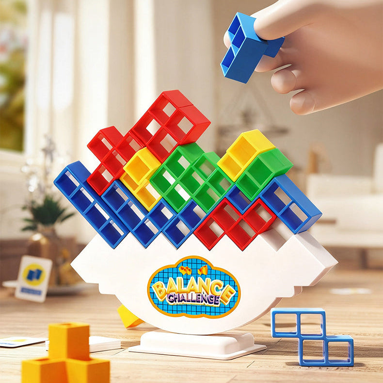 Juego de equilibrio con bloques