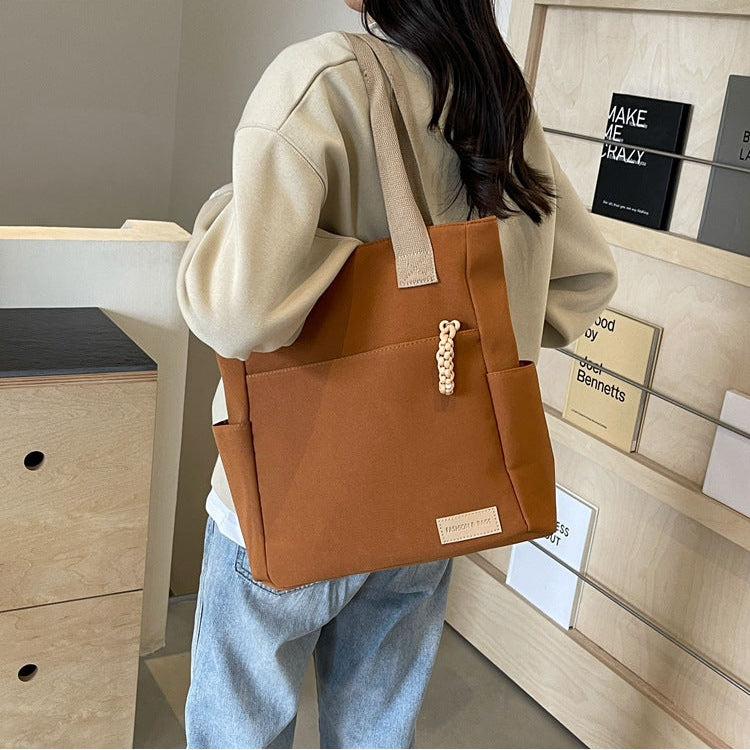 Tote bag con varios compartimentos