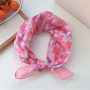 Pañuelo con estampado de flores