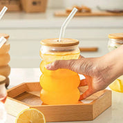 Vaso pequeño con tapadera  de bamboo - Dressygt