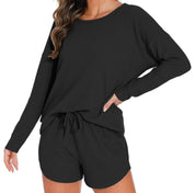 Conjunto de short y top de manga larga