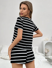 Set de pijama de líneas