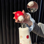 Termo de acero inoxidable con diseño cute