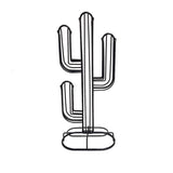 Organizador de capsulas en forma de cactus