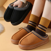 Pantuflas antideslizantes con forro de peluche