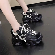 Tenis chunky negros estilo urbano - Dressygt