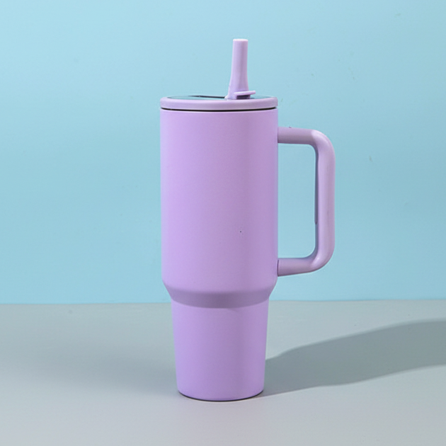 Termo negro de acero inoxidable