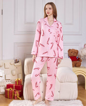 Pijama manga larga navideña