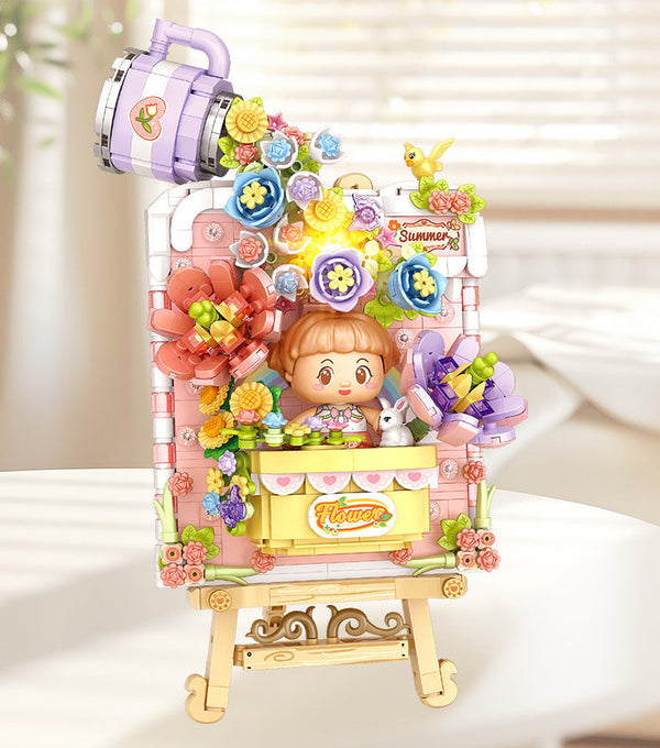 Bloques de construcción kawaii