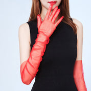 Guantes largos transparentes - Dressygt