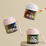 Pastillero hermético con correa portátil - Dressygt