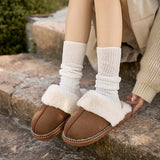 Pantuflas con peluche
