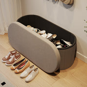 Taburete organizador tapizado