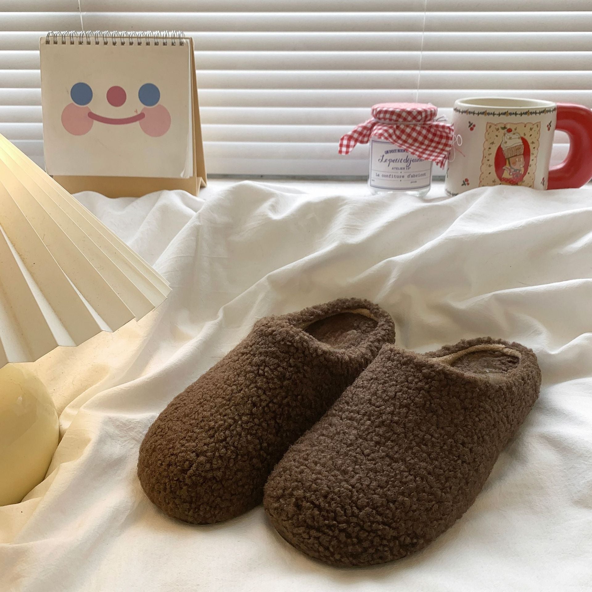Pantuflas afelpadas antideslizantes