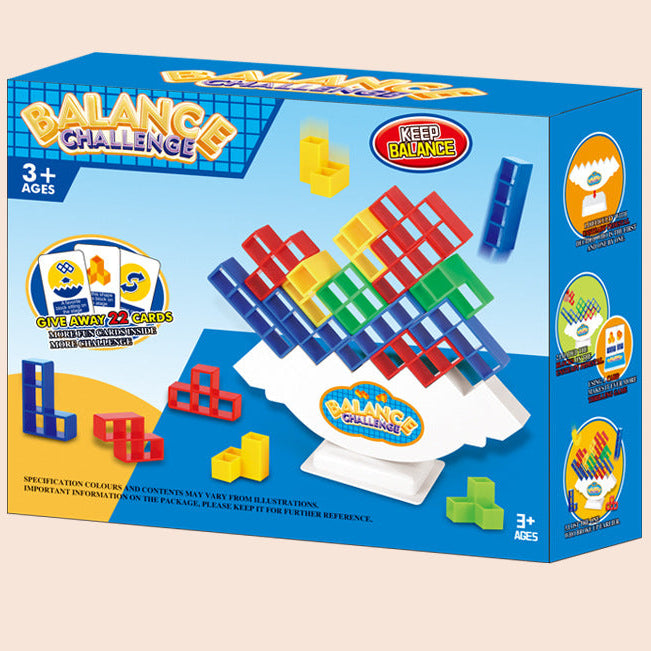 Juego de equilibrio con bloques
