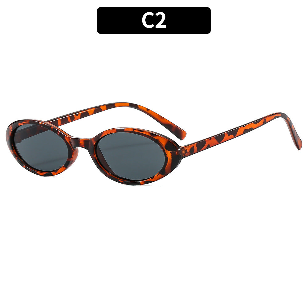 Lentes de sol ovalados retro - Dressygt