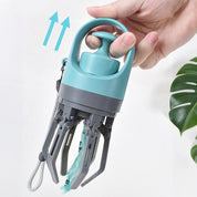 Recogedor con agarrador para desechos de mascotas