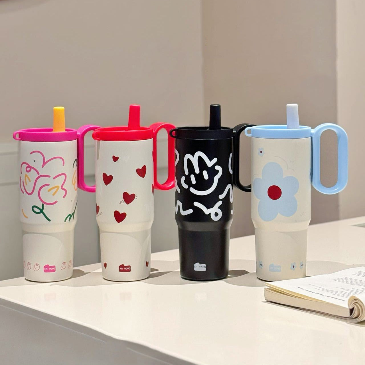 Tumbler de acero inoxidable con diseños cute - Dressygt