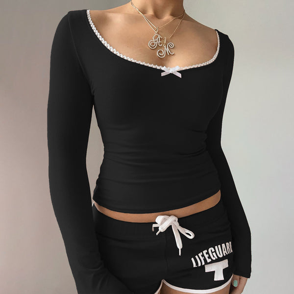 Blusa manga larga