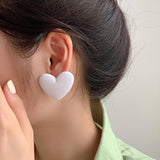 Aretes maximalistas de corazon