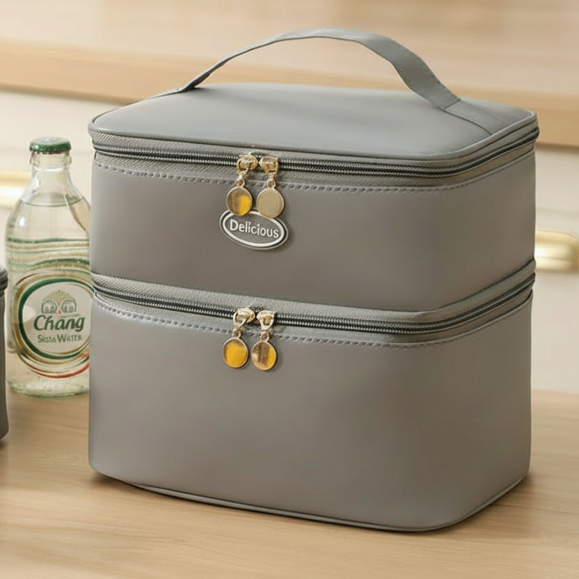 Bolsa térmica de dos niveles