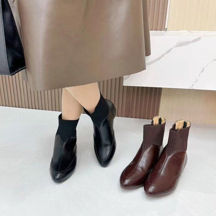 Botines de Mujer con Tacón Bajo