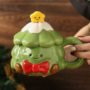 Taza árbol de navidad kawaii