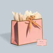 Bolsa elegante mediana para regalo con listón