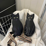 Bolsa cruzada con diseño de gato