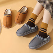 Pantuflas antideslizantes con forro de peluche