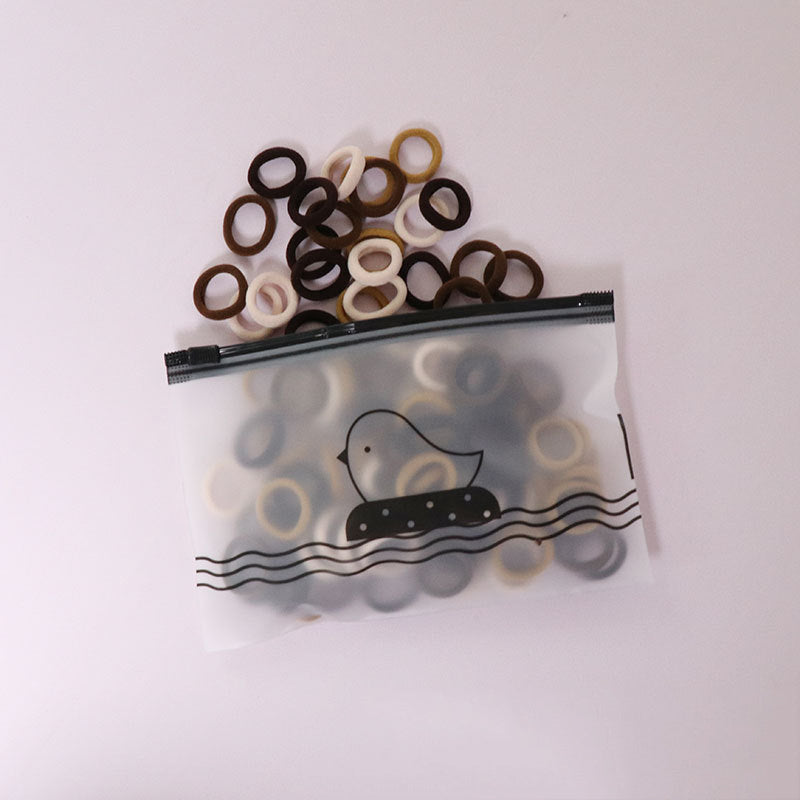Set de colas o ligas  pequeñas para el cabello