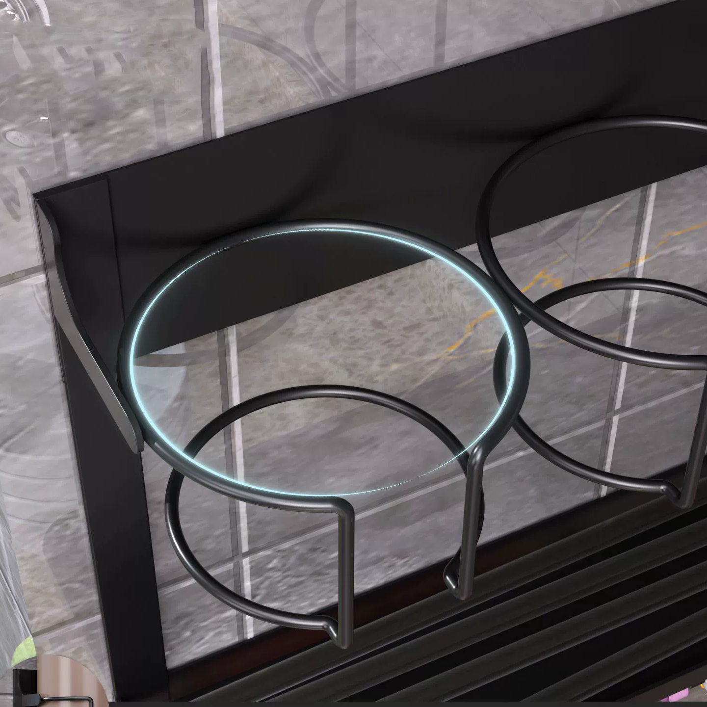 Organizador magnético de termos