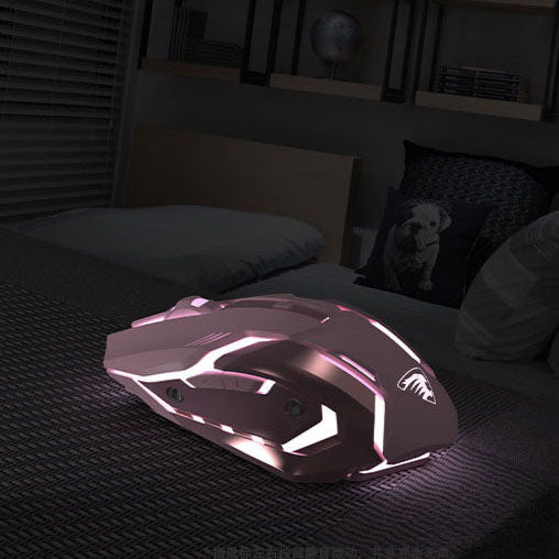 Mouse con luz led