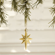 Set de estrellas colgantes navideñas