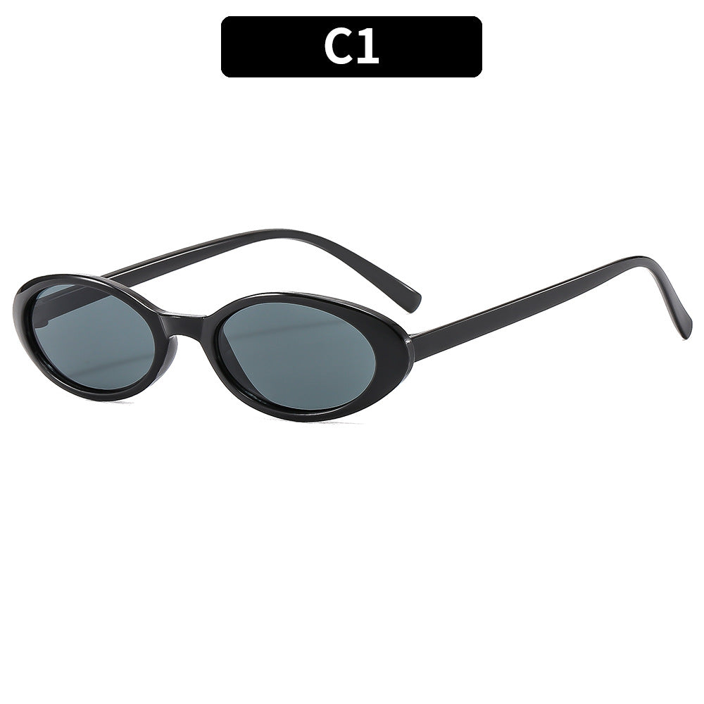 Lentes de sol ovalados retro - Dressygt