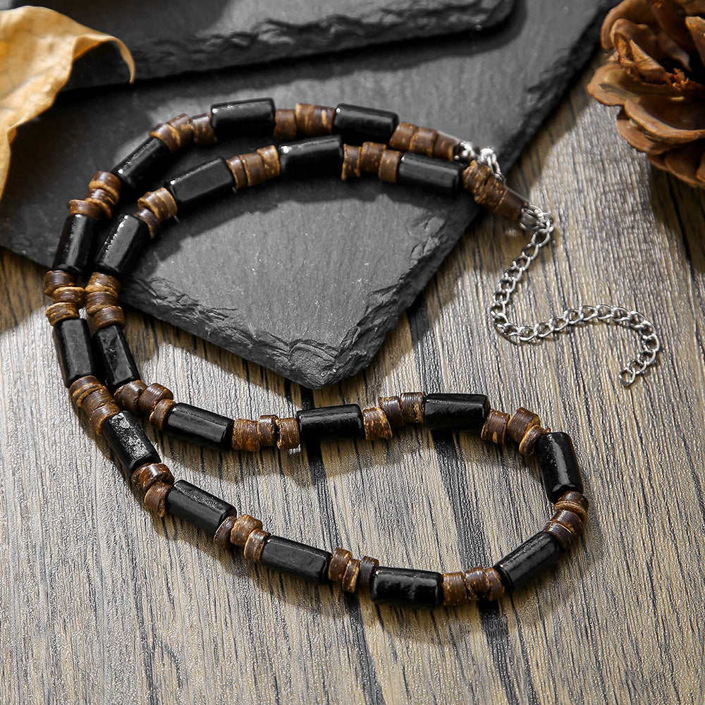 Collar de hombre estilo bohemio