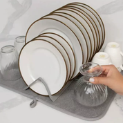 Tapete escurridor plegable de platos