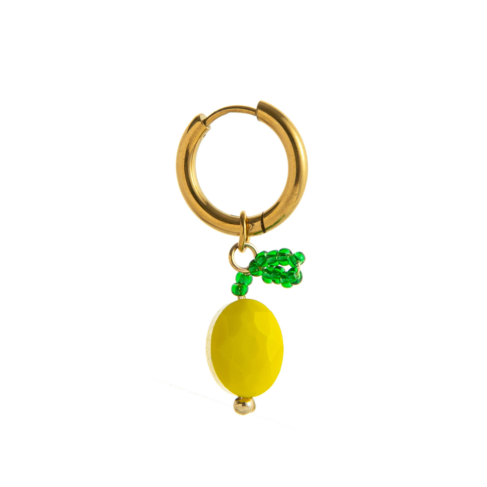 Arete frutal con aro dorado - Dressygt