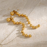 Aretes largos de bolas