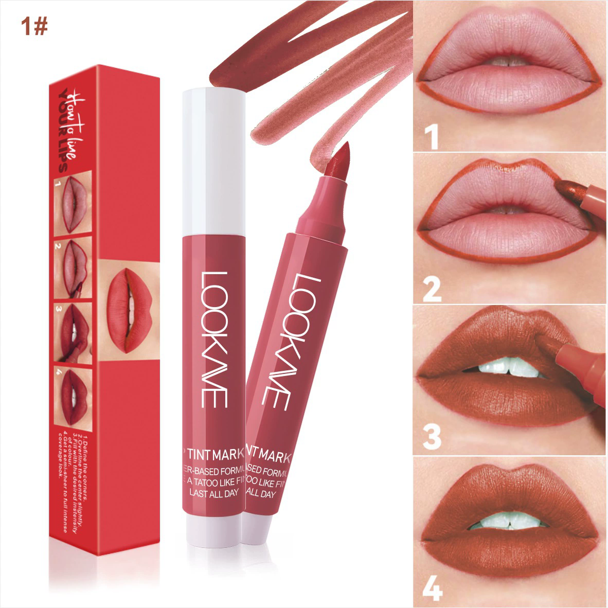 Delineador de labios liquido efecto mate - Dressygt
