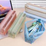 Estuche transparente de malla