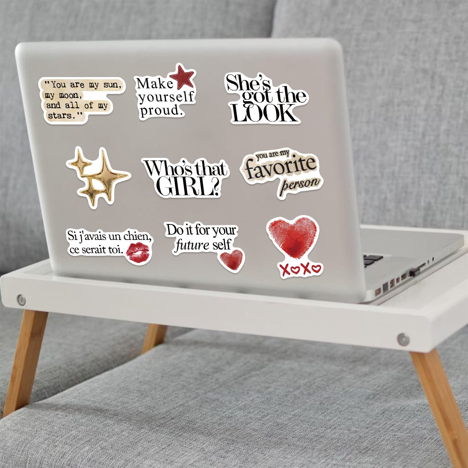 Set de 50 stickers estilo aesthetic