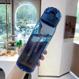 Botella transparente para agua