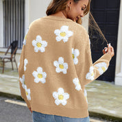 Cárdigan con flores