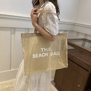 Bolsa de playa transparente