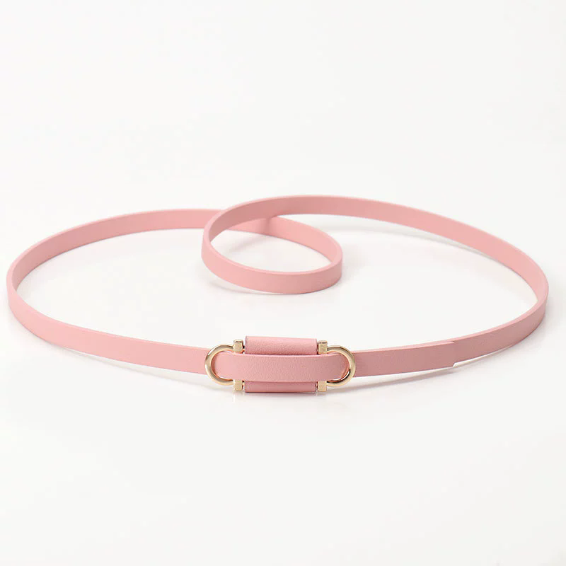 Cinturón delgado de colores